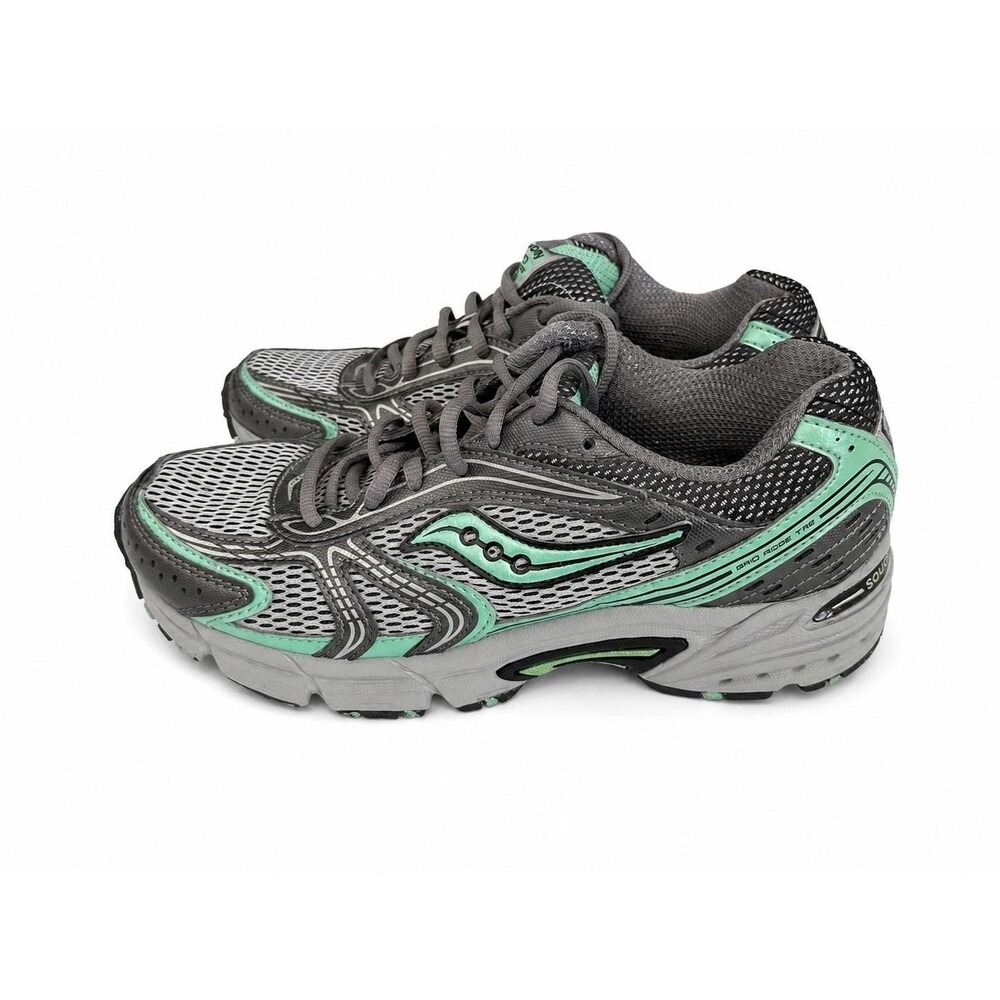 Saucony Grid Ridge TR Womens Trail Running Sneakers Gray Mint Size 8